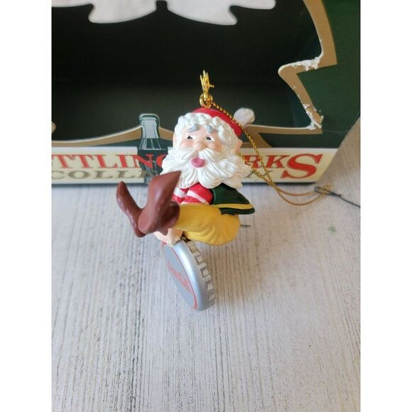 Coca-Cola thirsting for adventure bottling Works ornament Xmas elf - Picture 3 of 7